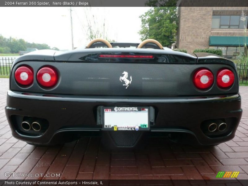 Nero (Black) / Beige 2004 Ferrari 360 Spider
