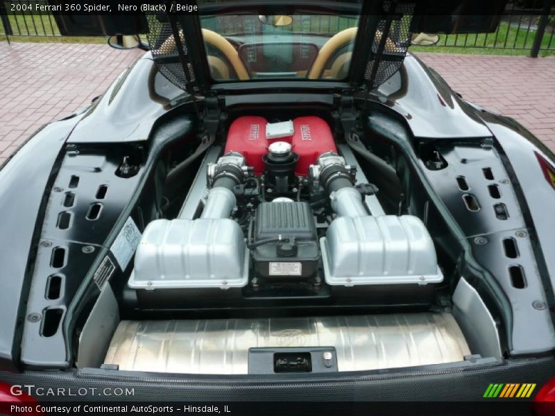 Nero (Black) / Beige 2004 Ferrari 360 Spider