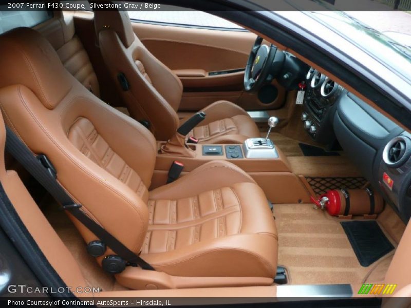 Silverstone Gray / Beige 2007 Ferrari F430 Coupe
