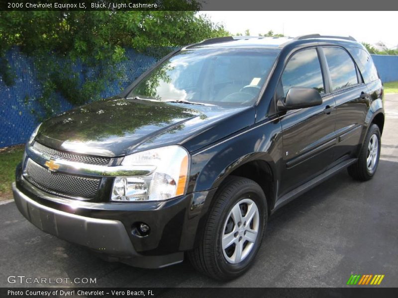 Black / Light Cashmere 2006 Chevrolet Equinox LS