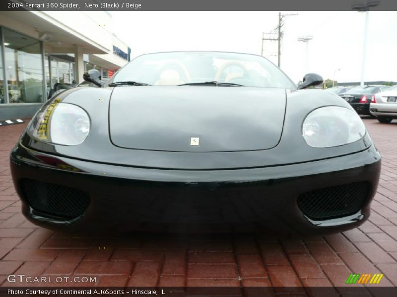 Nero (Black) / Beige 2004 Ferrari 360 Spider