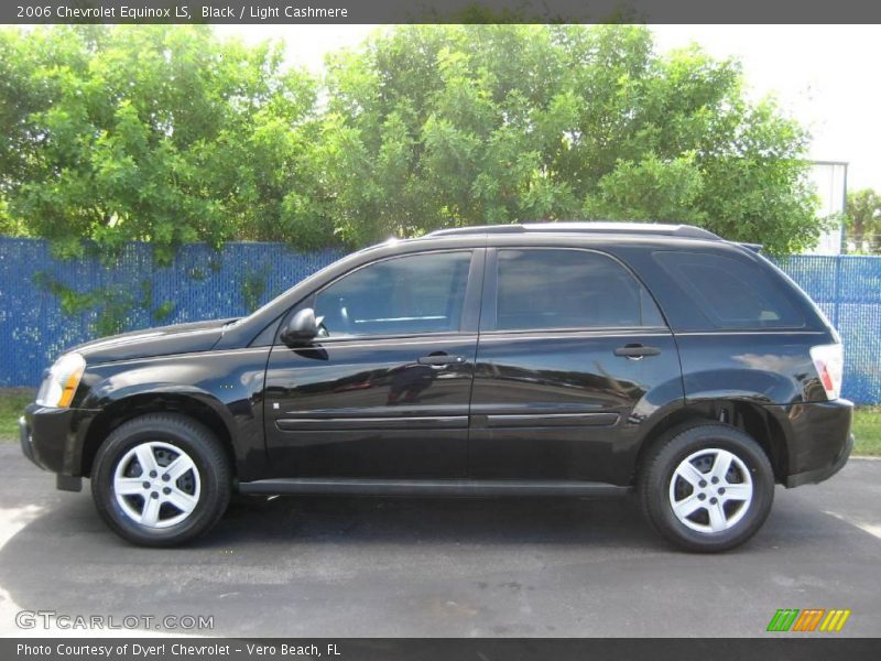 Black / Light Cashmere 2006 Chevrolet Equinox LS