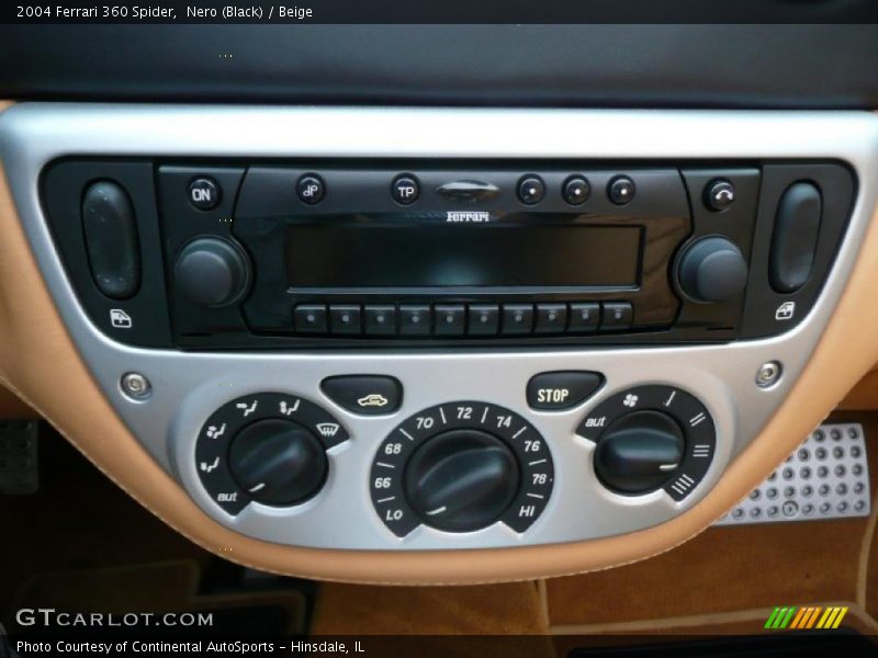 Nero (Black) / Beige 2004 Ferrari 360 Spider