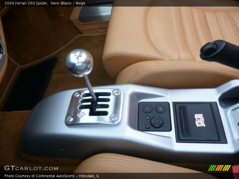 Nero (Black) / Beige 2004 Ferrari 360 Spider