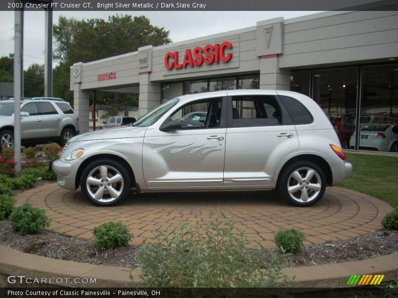 Bright Silver Metallic / Dark Slate Gray 2003 Chrysler PT Cruiser GT