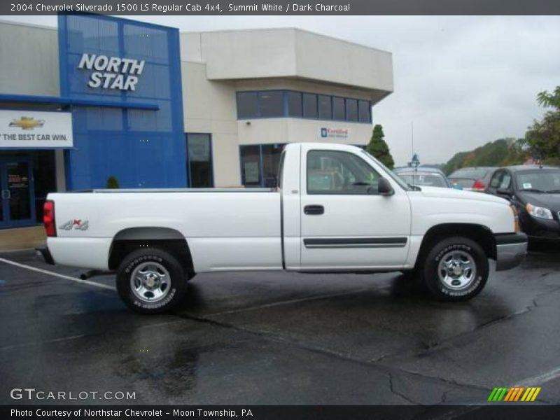 Summit White / Dark Charcoal 2004 Chevrolet Silverado 1500 LS Regular Cab 4x4