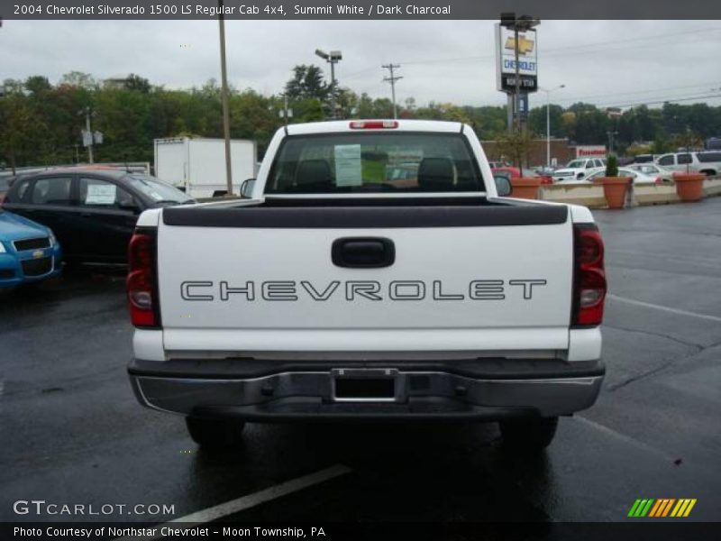 Summit White / Dark Charcoal 2004 Chevrolet Silverado 1500 LS Regular Cab 4x4