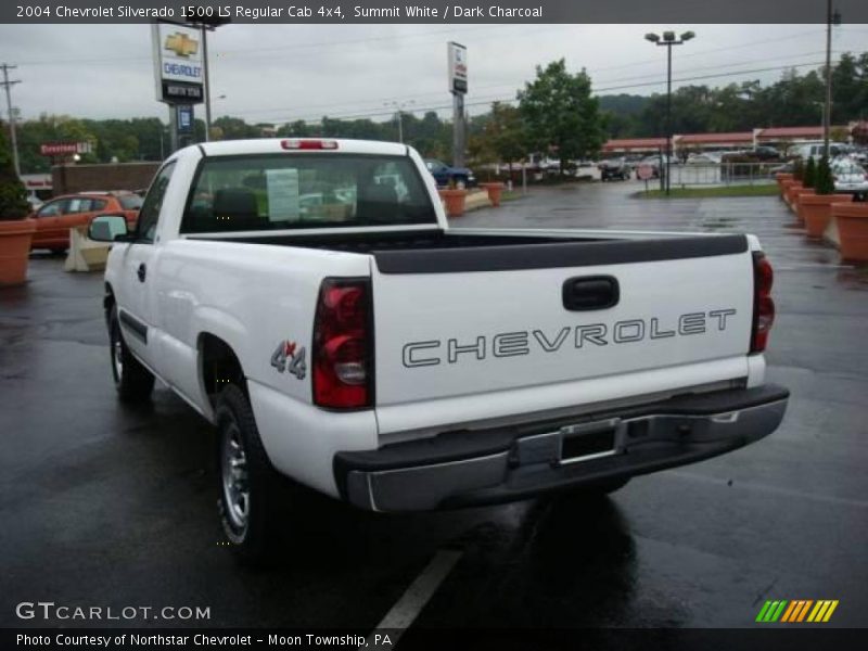 Summit White / Dark Charcoal 2004 Chevrolet Silverado 1500 LS Regular Cab 4x4