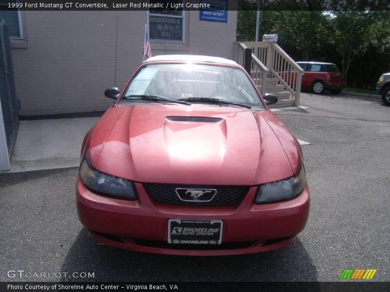Laser Red Metallic / Light Graphite 1999 Ford Mustang GT Convertible