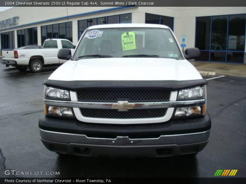 Summit White / Dark Charcoal 2004 Chevrolet Silverado 1500 LS Regular Cab 4x4