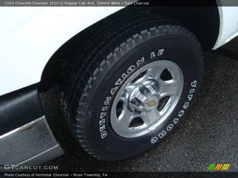 Summit White / Dark Charcoal 2004 Chevrolet Silverado 1500 LS Regular Cab 4x4