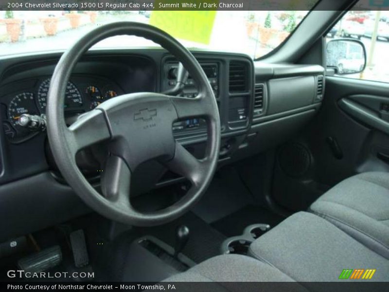 Summit White / Dark Charcoal 2004 Chevrolet Silverado 1500 LS Regular Cab 4x4