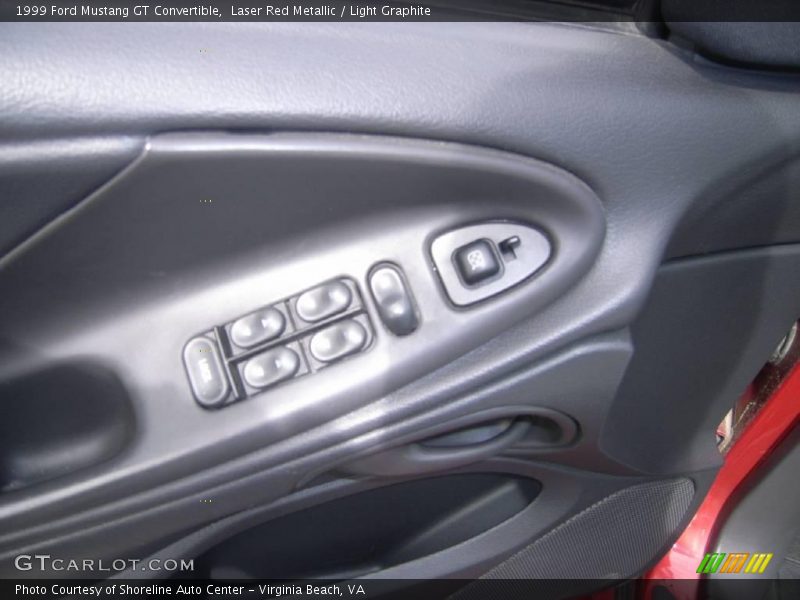 Laser Red Metallic / Light Graphite 1999 Ford Mustang GT Convertible