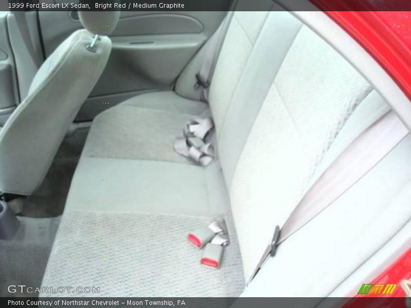 Bright Red / Medium Graphite 1999 Ford Escort LX Sedan
