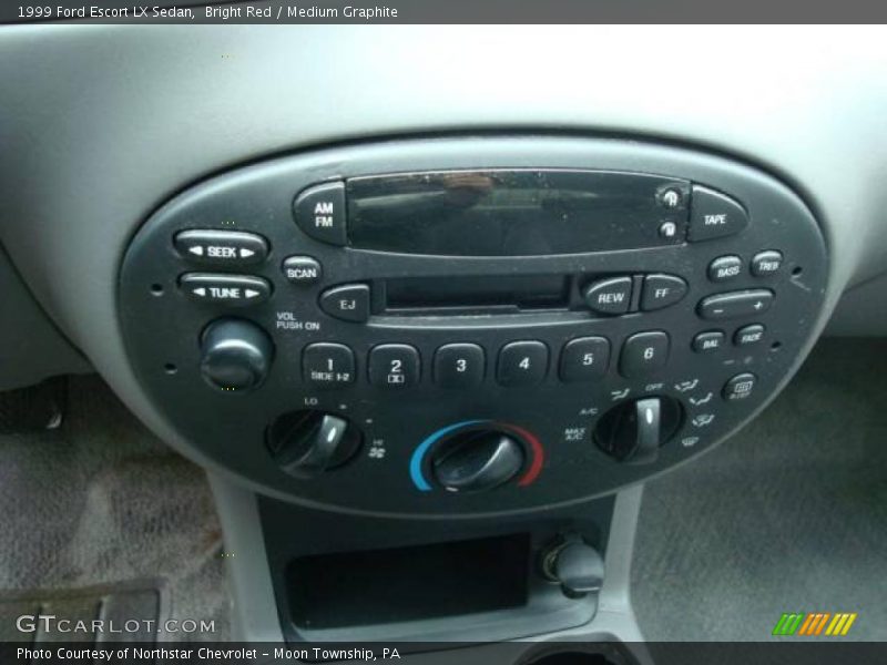 Bright Red / Medium Graphite 1999 Ford Escort LX Sedan