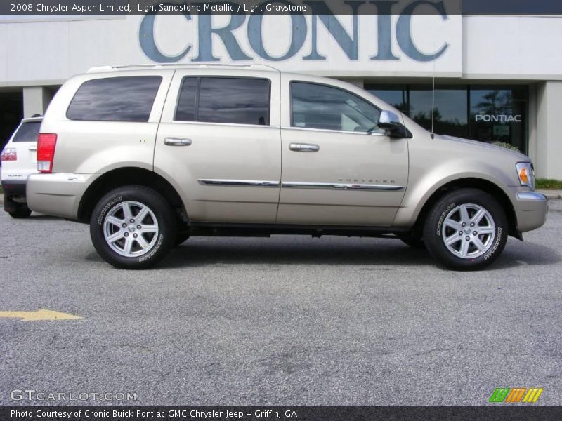 Light Sandstone Metallic / Light Graystone 2008 Chrysler Aspen Limited