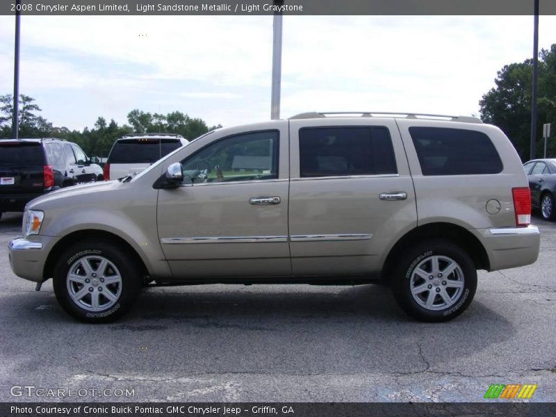 Light Sandstone Metallic / Light Graystone 2008 Chrysler Aspen Limited