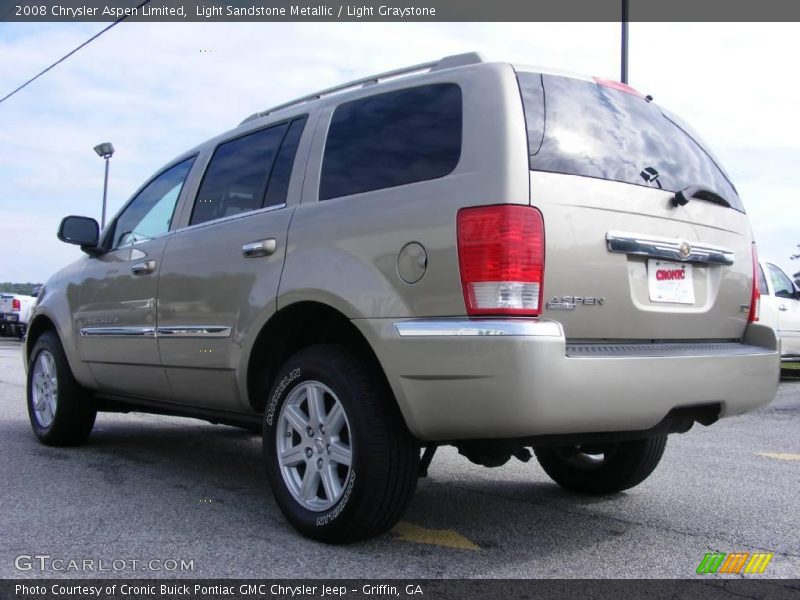 Light Sandstone Metallic / Light Graystone 2008 Chrysler Aspen Limited