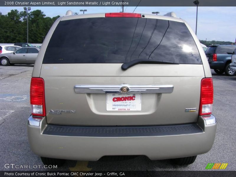 Light Sandstone Metallic / Light Graystone 2008 Chrysler Aspen Limited