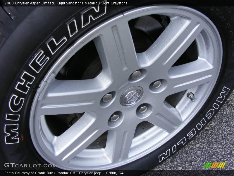 Light Sandstone Metallic / Light Graystone 2008 Chrysler Aspen Limited