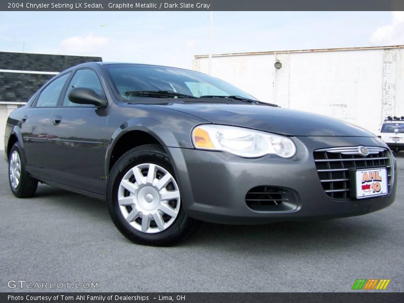 Graphite Metallic / Dark Slate Gray 2004 Chrysler Sebring LX Sedan