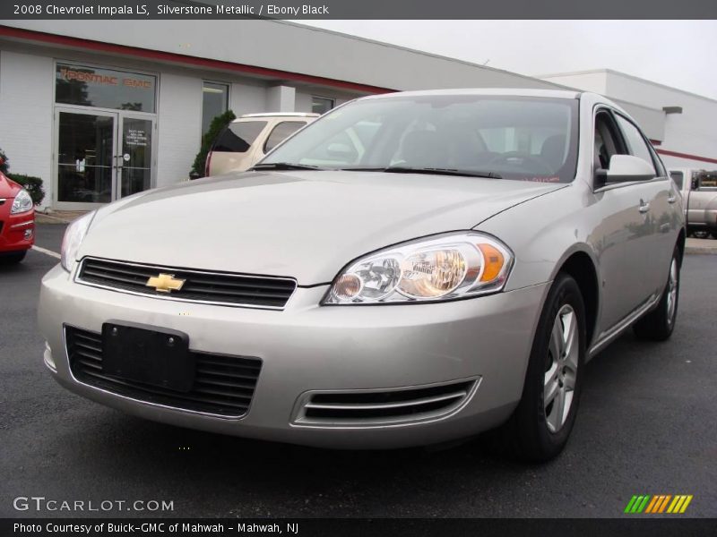 Silverstone Metallic / Ebony Black 2008 Chevrolet Impala LS