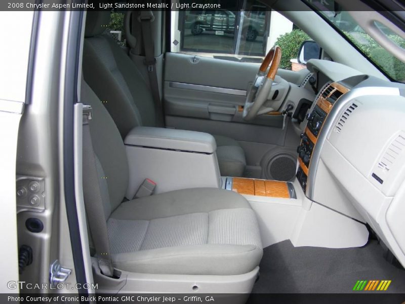 Light Sandstone Metallic / Light Graystone 2008 Chrysler Aspen Limited