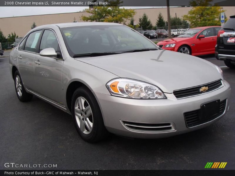 Silverstone Metallic / Ebony Black 2008 Chevrolet Impala LS