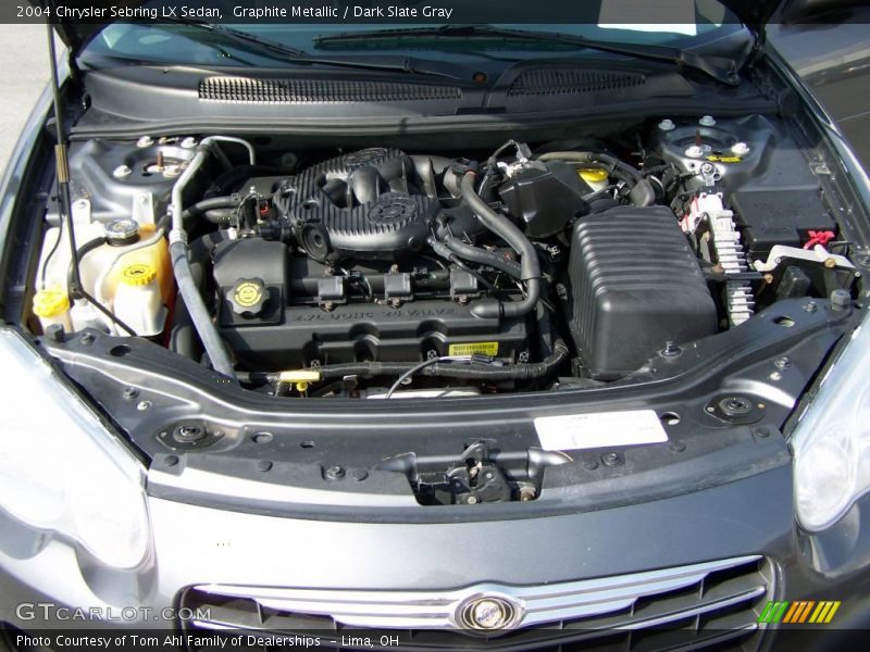 Graphite Metallic / Dark Slate Gray 2004 Chrysler Sebring LX Sedan