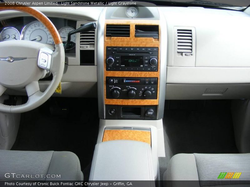 Light Sandstone Metallic / Light Graystone 2008 Chrysler Aspen Limited