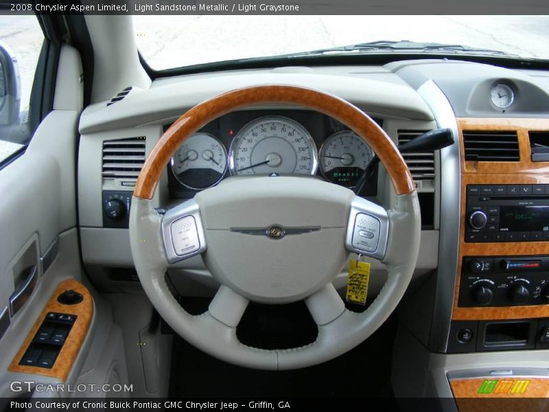 Light Sandstone Metallic / Light Graystone 2008 Chrysler Aspen Limited