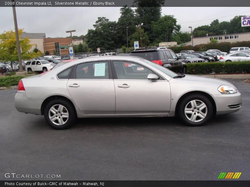 Silverstone Metallic / Ebony Black 2008 Chevrolet Impala LS