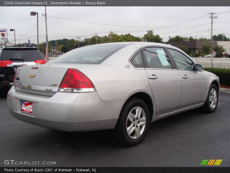 Silverstone Metallic / Ebony Black 2008 Chevrolet Impala LS