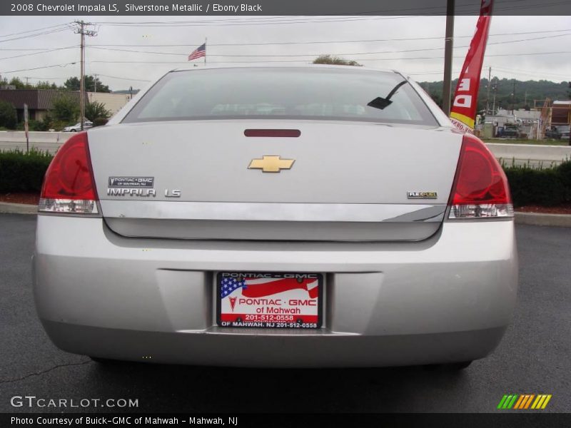 Silverstone Metallic / Ebony Black 2008 Chevrolet Impala LS