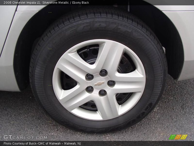 Silverstone Metallic / Ebony Black 2008 Chevrolet Impala LS