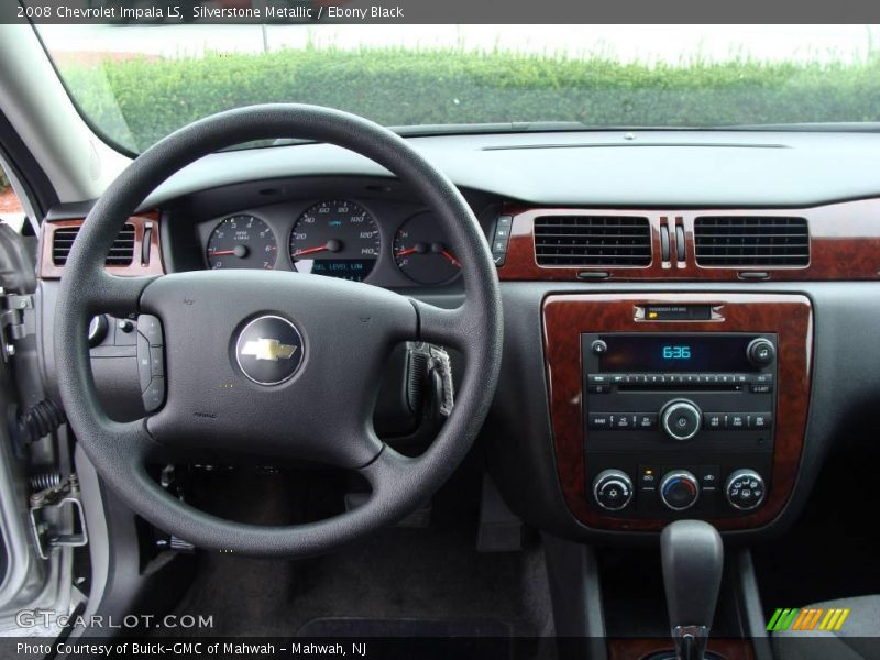 Silverstone Metallic / Ebony Black 2008 Chevrolet Impala LS