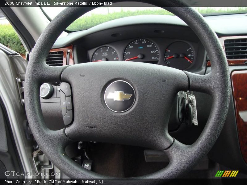 Silverstone Metallic / Ebony Black 2008 Chevrolet Impala LS