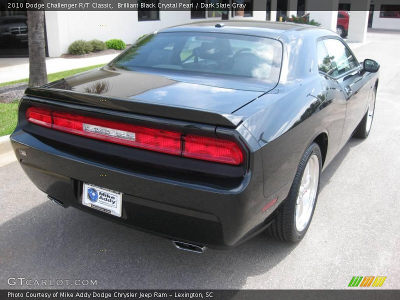 Brilliant Black Crystal Pearl / Dark Slate Gray 2010 Dodge Challenger R/T Classic