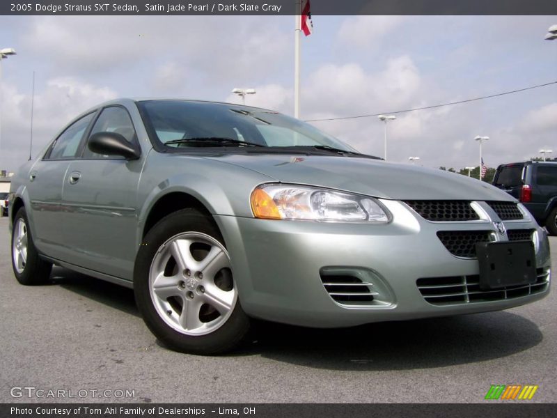 Satin Jade Pearl / Dark Slate Gray 2005 Dodge Stratus SXT Sedan