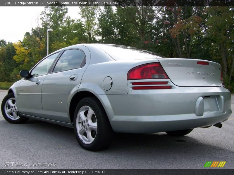 Satin Jade Pearl / Dark Slate Gray 2005 Dodge Stratus SXT Sedan