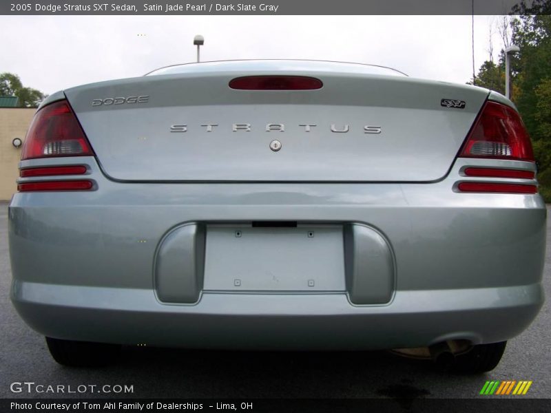 Satin Jade Pearl / Dark Slate Gray 2005 Dodge Stratus SXT Sedan