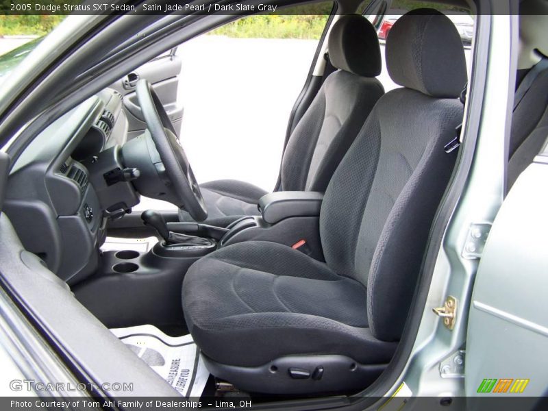 Satin Jade Pearl / Dark Slate Gray 2005 Dodge Stratus SXT Sedan