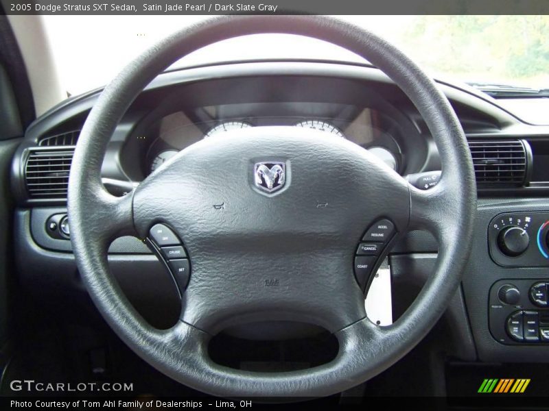 Satin Jade Pearl / Dark Slate Gray 2005 Dodge Stratus SXT Sedan