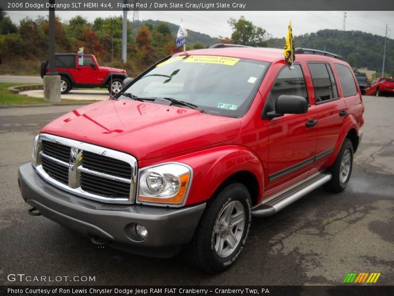 Flame Red / Dark Slate Gray/Light Slate Gray 2006 Dodge Durango SLT HEMI 4x4