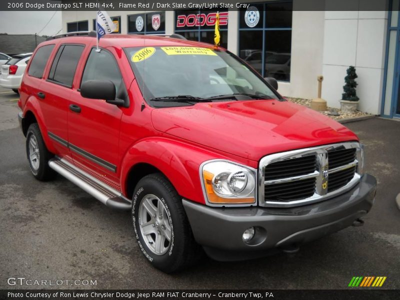 Flame Red / Dark Slate Gray/Light Slate Gray 2006 Dodge Durango SLT HEMI 4x4
