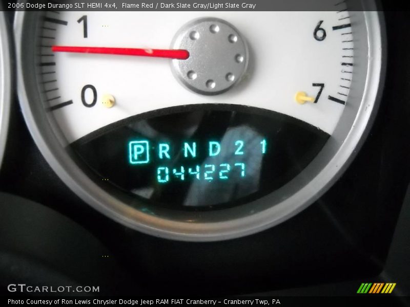 Flame Red / Dark Slate Gray/Light Slate Gray 2006 Dodge Durango SLT HEMI 4x4