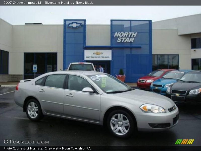 Silverstone Metallic / Ebony Black 2007 Chevrolet Impala LT