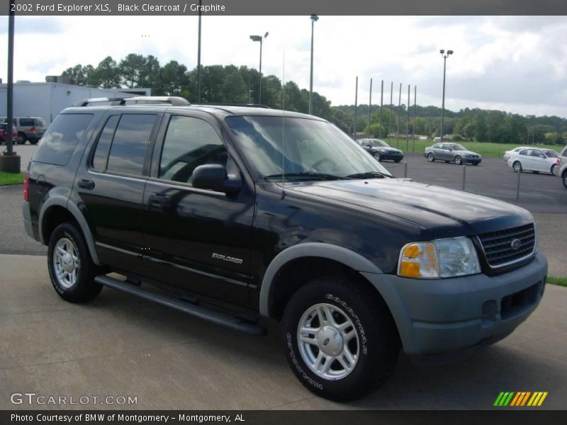 Black Clearcoat / Graphite 2002 Ford Explorer XLS