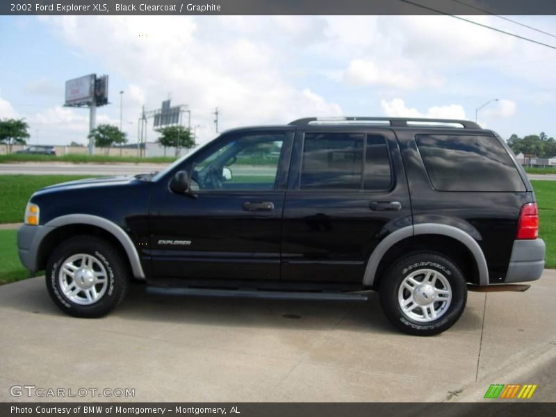 Black Clearcoat / Graphite 2002 Ford Explorer XLS