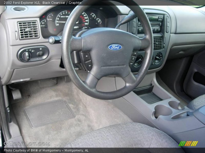 Black Clearcoat / Graphite 2002 Ford Explorer XLS